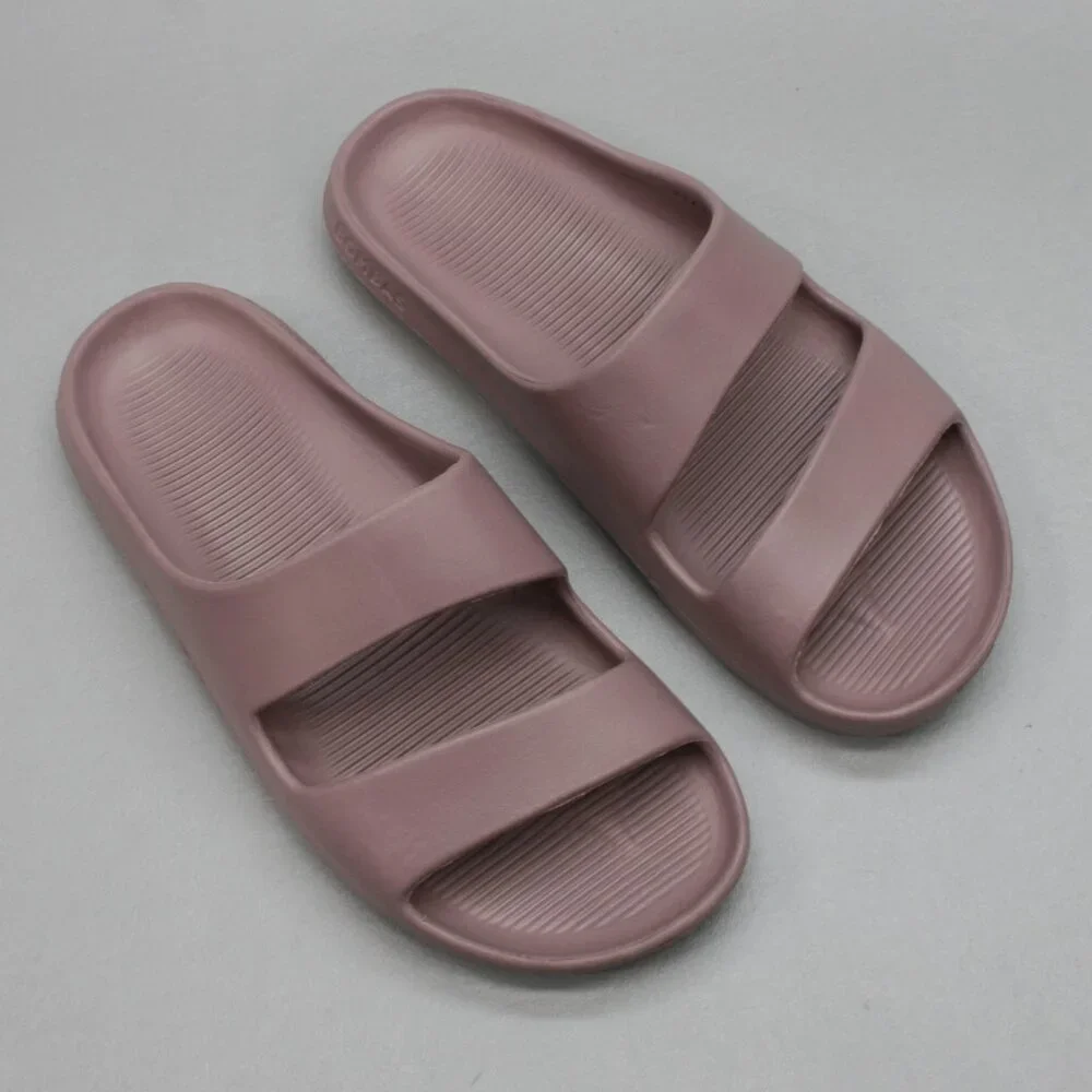 Bombas Ladies 8 Friday Slides Dusty Rose Pink Sandals Slip-on Mules 2-strap Shoe - Picture 6 of 12